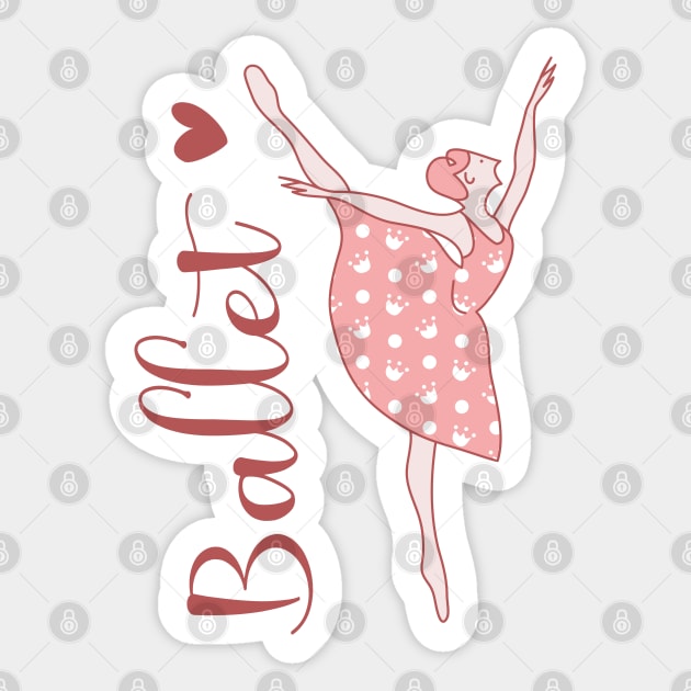 ballet arabesque Sticker by Wlaurence